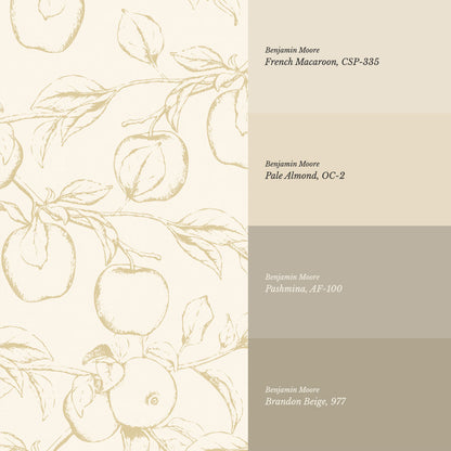 Lisette Orchard Branches Cream Wallpaper