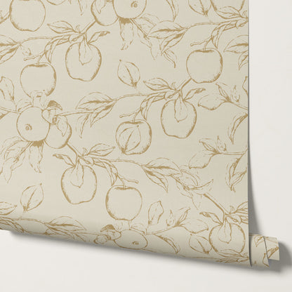 Lisette Orchard Branches Tawny Wallpaper
