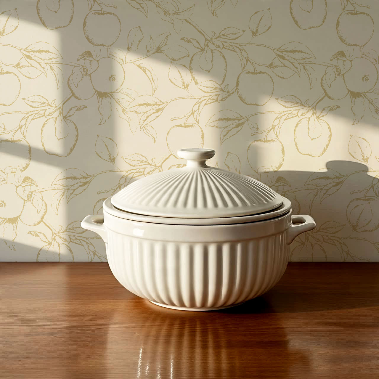 Lisette Orchard Branches Cream Wallpaper