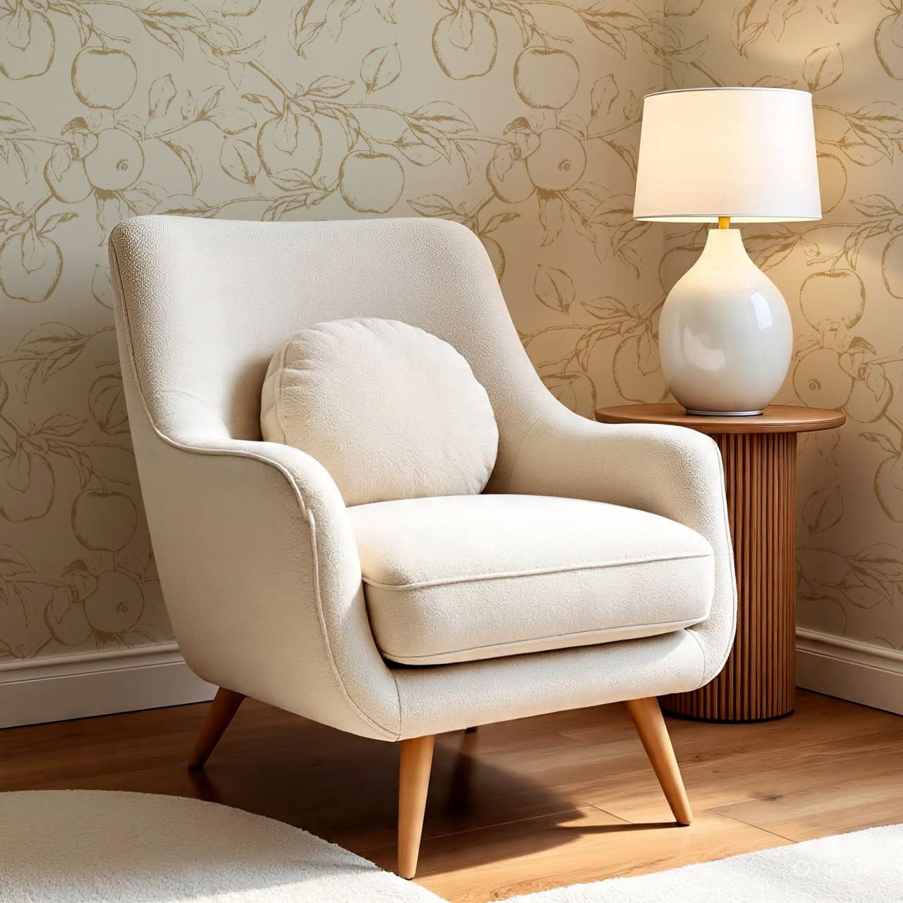 Lisette Orchard Branches Tawny Wallpaper