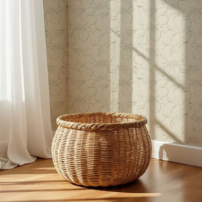 Lisette Orchard Branches Sage Wallpaper