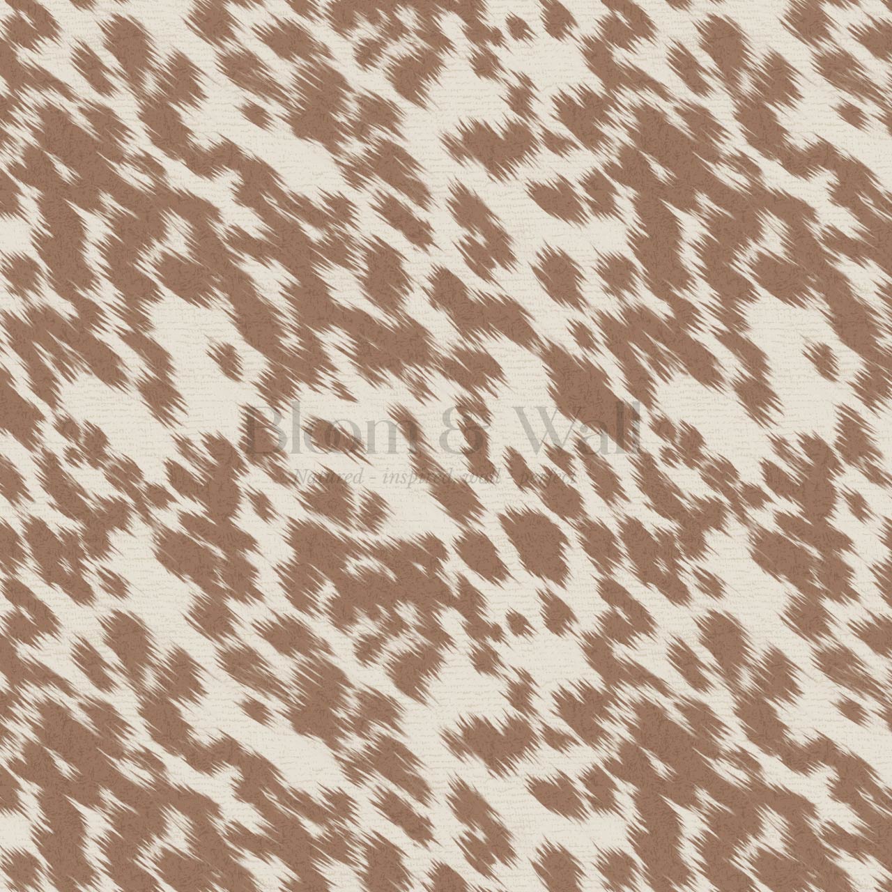 Lola Cowhide Tan Neutral Wallpaper