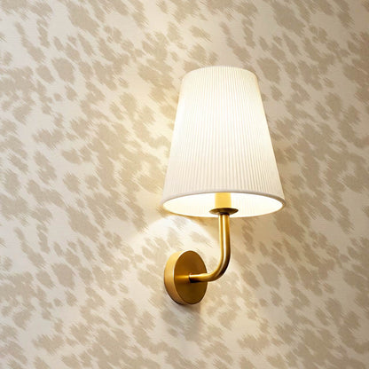 Lola Cowhide Neutral Ivory Wallpaper