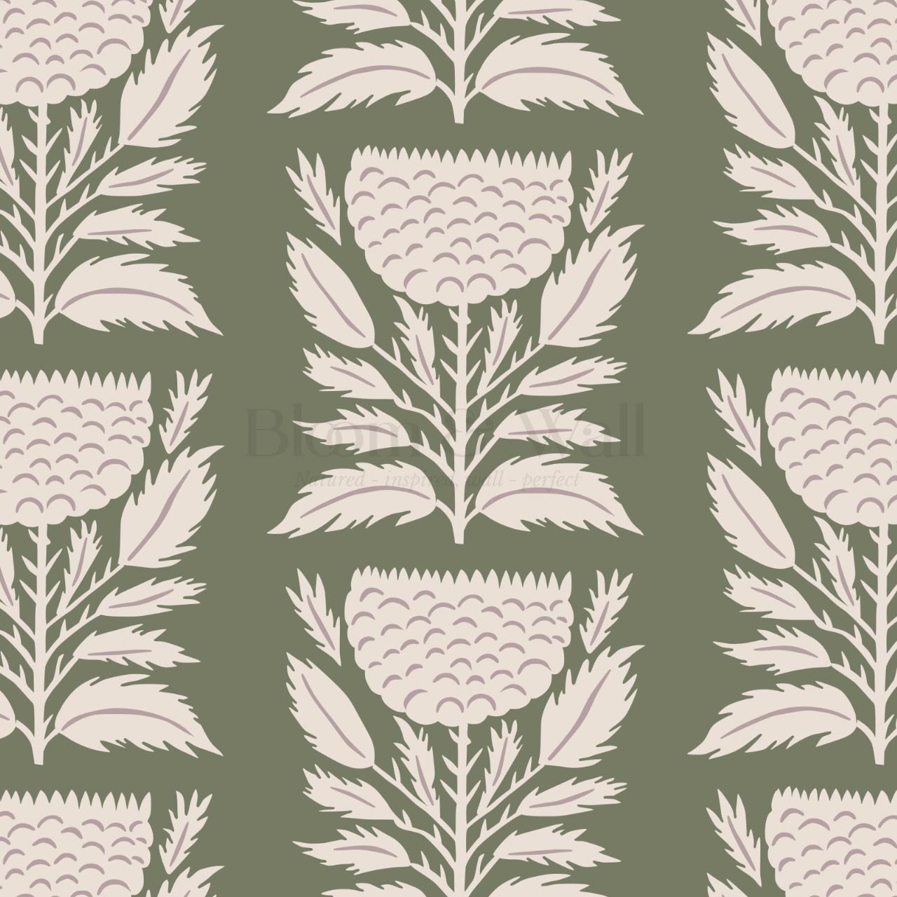 Lola Floral Papercut Forest Wallpaper