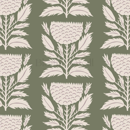 Lola Floral Papercut Forest Wallpaper