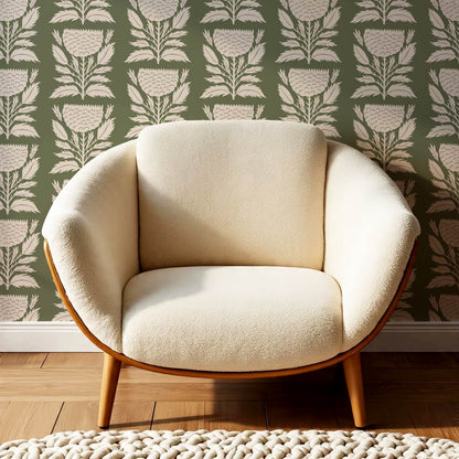 Lola Floral Papercut Forest Wallpaper