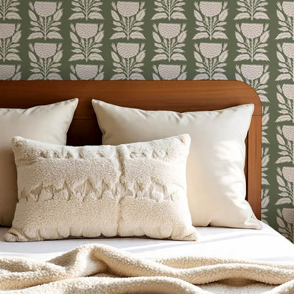 Lola Floral Papercut Forest Wallpaper