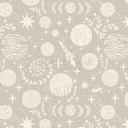 Agathe All Life is Stardust Sand Walllpaper