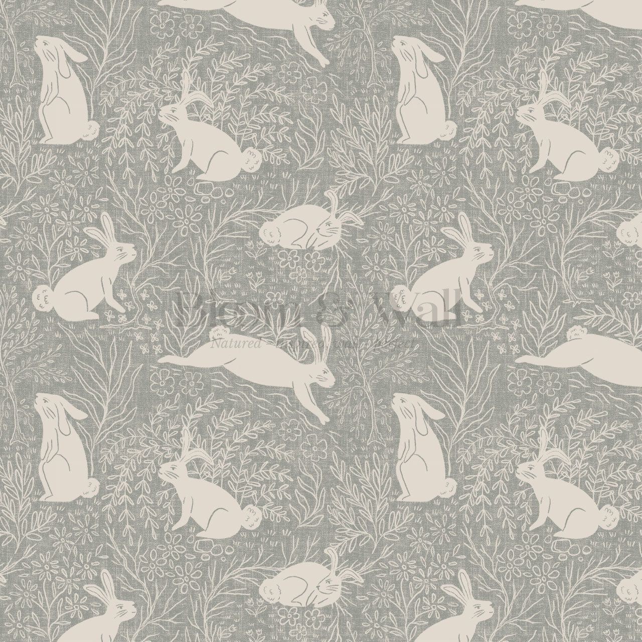 Lolita Leaps and Bounds Sky Gray Wallpaper