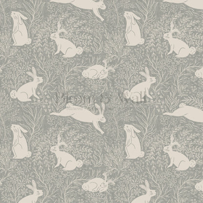 Lolita Leaps and Bounds Sky Gray Wallpaper