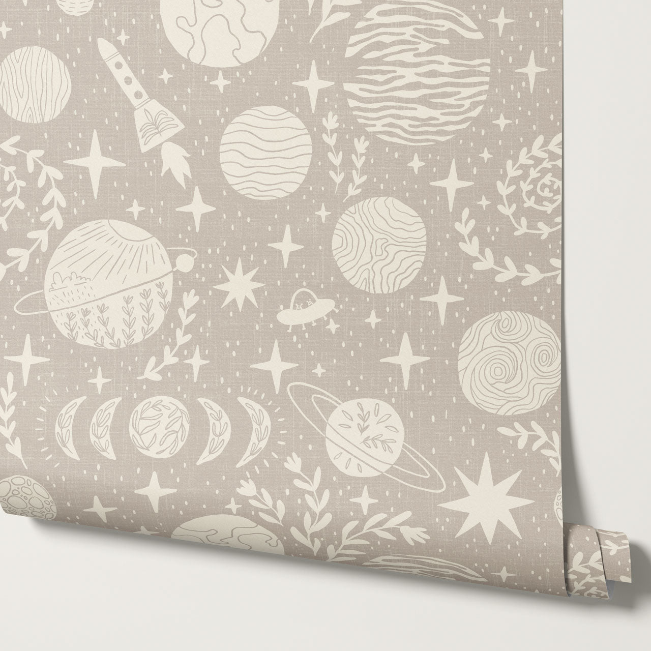 Agathe All Life is Stardust Sand Walllpaper
