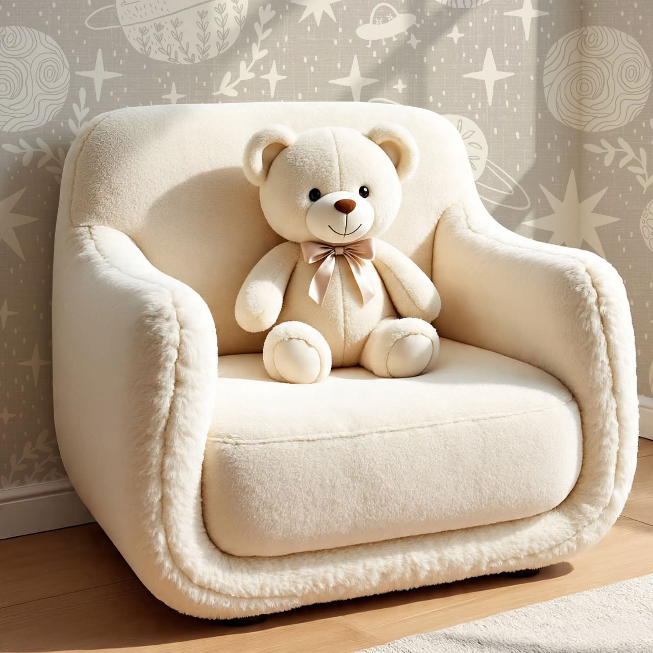 Agathe All Life is Stardust Sand Walllpaper