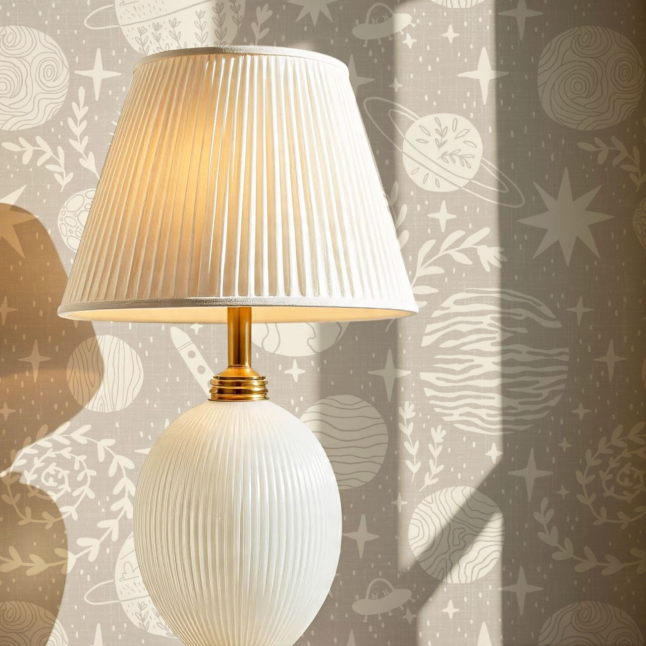 Agathe All Life is Stardust Sand Walllpaper