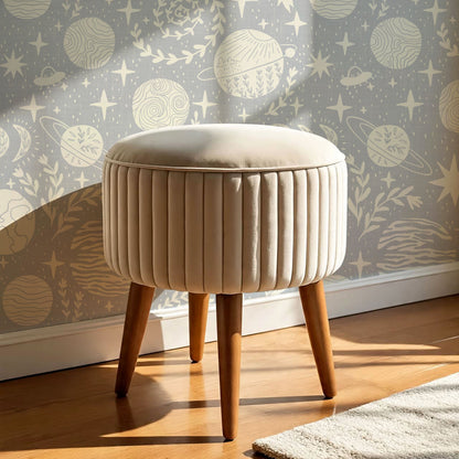 Agathe All Life is Stardust French Blue Wallpaper