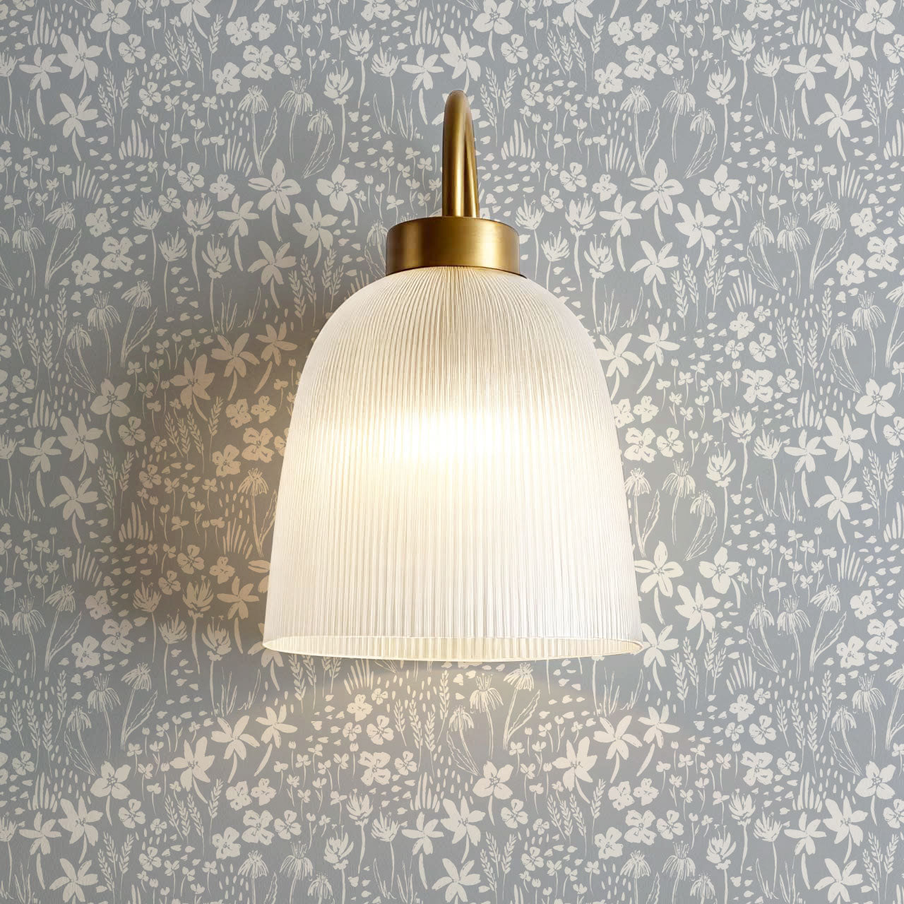 Londyn Floating Meadows French Blue Wallpaper