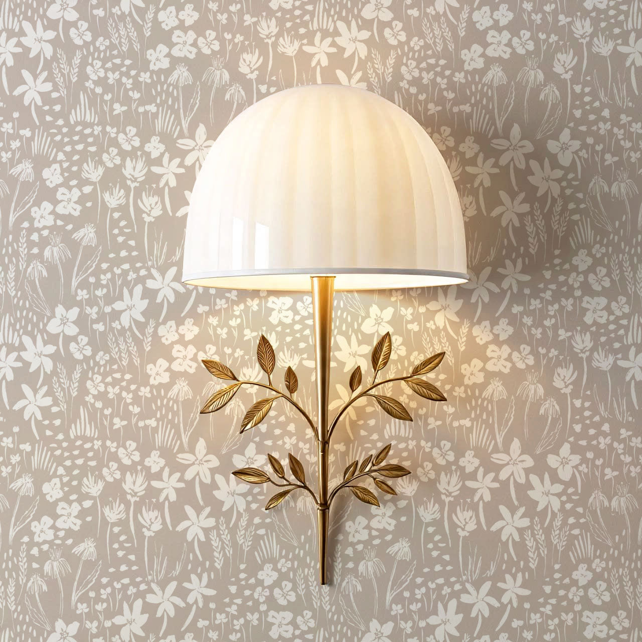 Londyn Floating Meadows Neutral Wallpaper