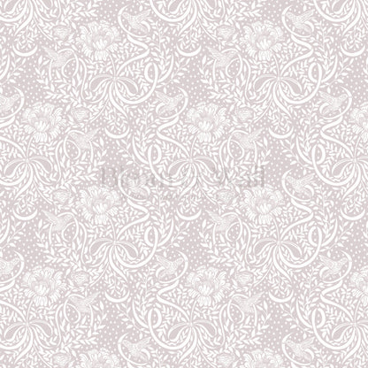 Lori Fairytale Bows Mauve Wallpaper