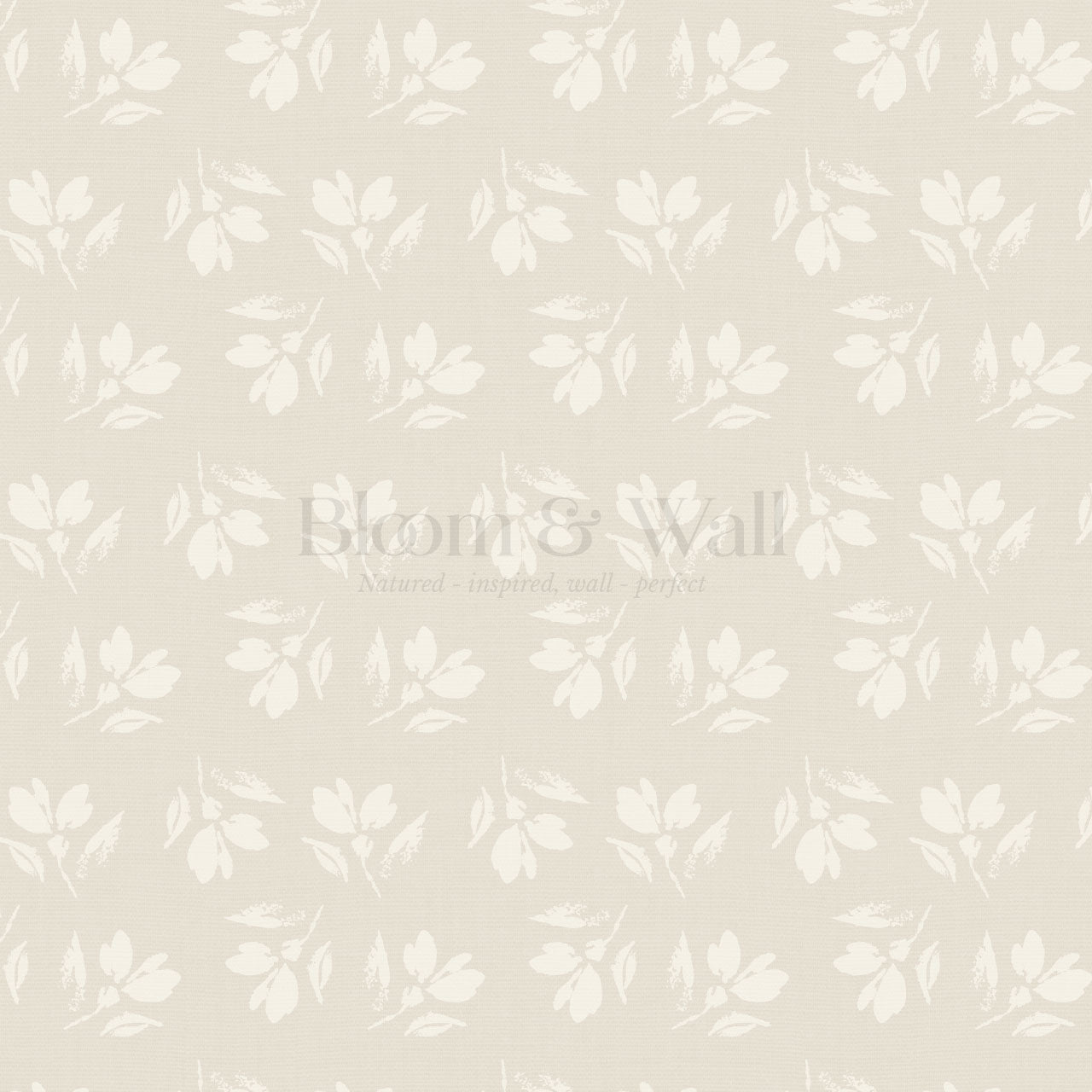Louella Petals Beige Wallpaper