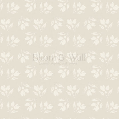 Louella Petals Beige Wallpaper