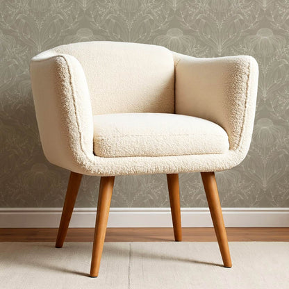 Lovel Large Delicate Line Floral Stone Taupe Wallpaper