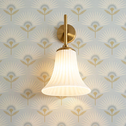 Lucie Geometric Flower Sky Wallpaper
