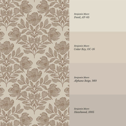 Lucy Magnolia Sedona Sand Wallpaper