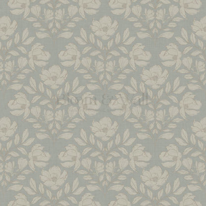 Lucy Magnolia Dusty Sea Glass Wallpaper