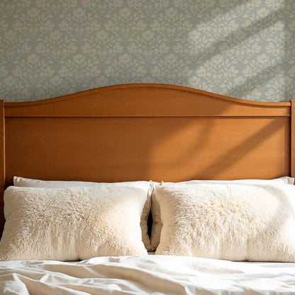 Lucy Magnolia Dusty Sea Glass Wallpaper