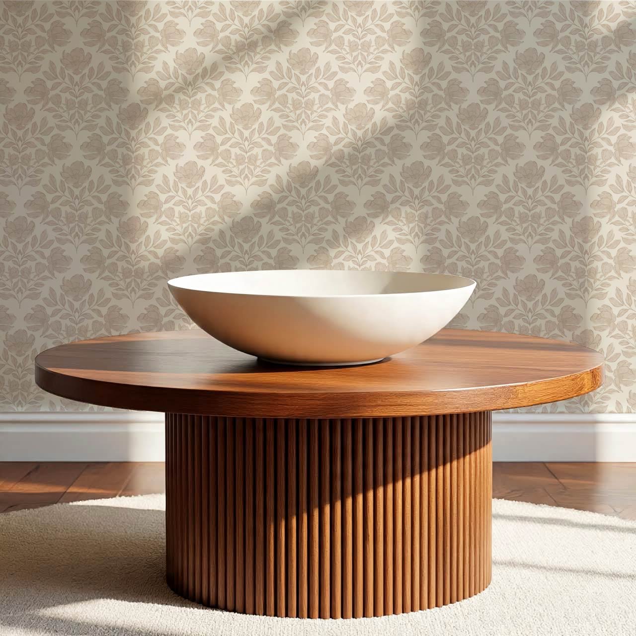 Lucy Magnolia Dusty Pink Wallpaper