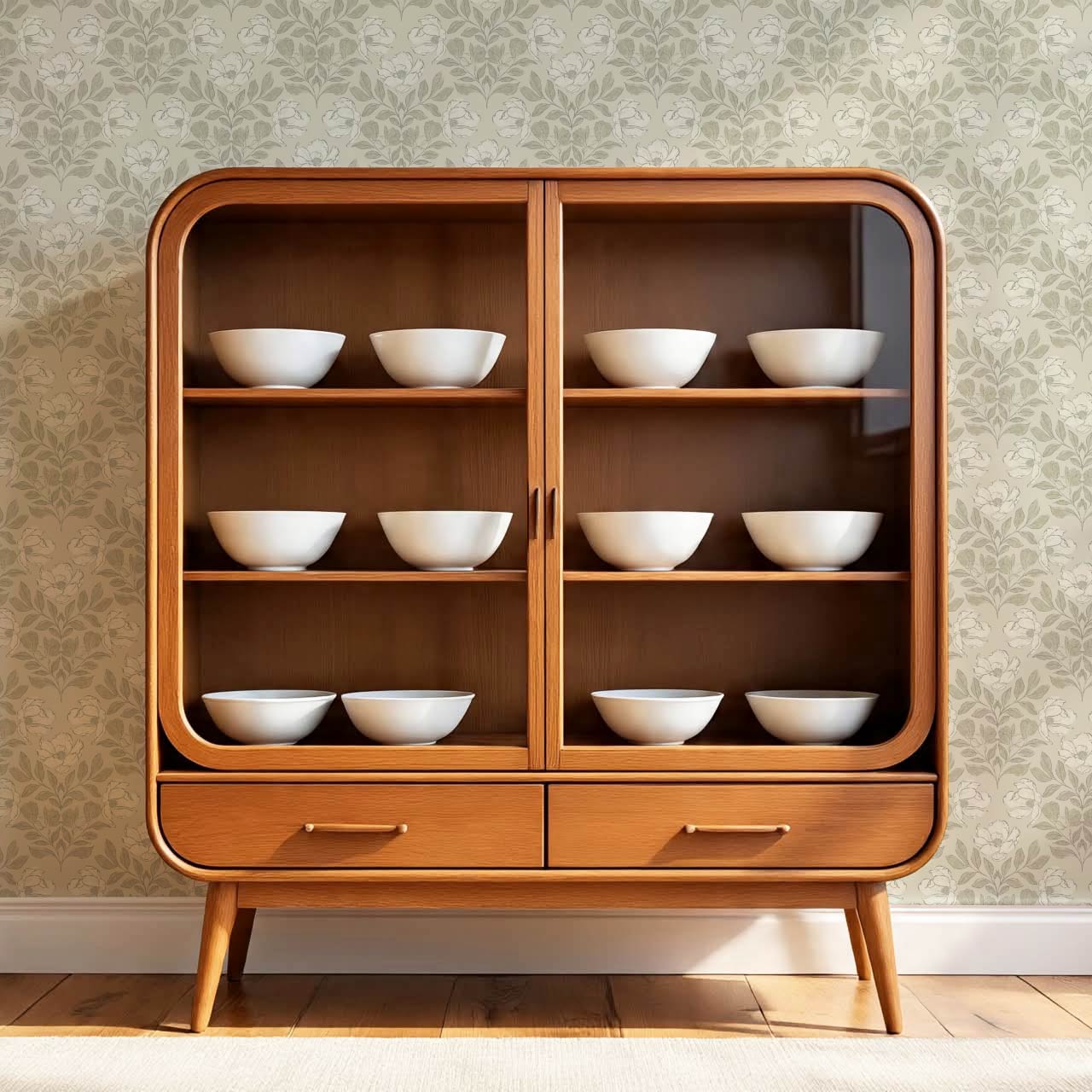 Lucy Magnolia Dry Sage Wallpaper