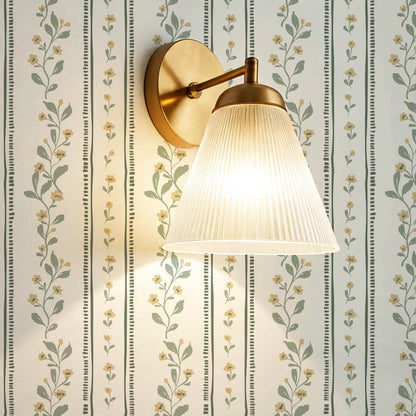 Luissa Cottage Ribbon Cream Sage Honey Wallpaper