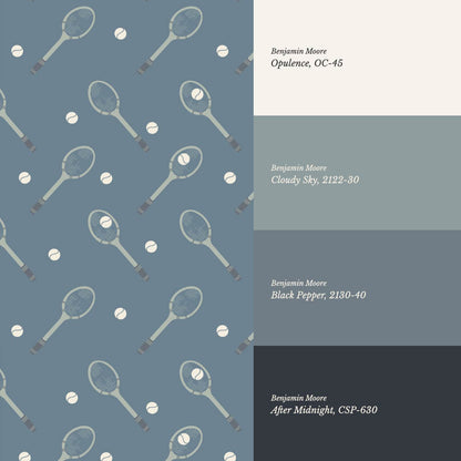 Luka Country Club Tennis Blue Wallpaper