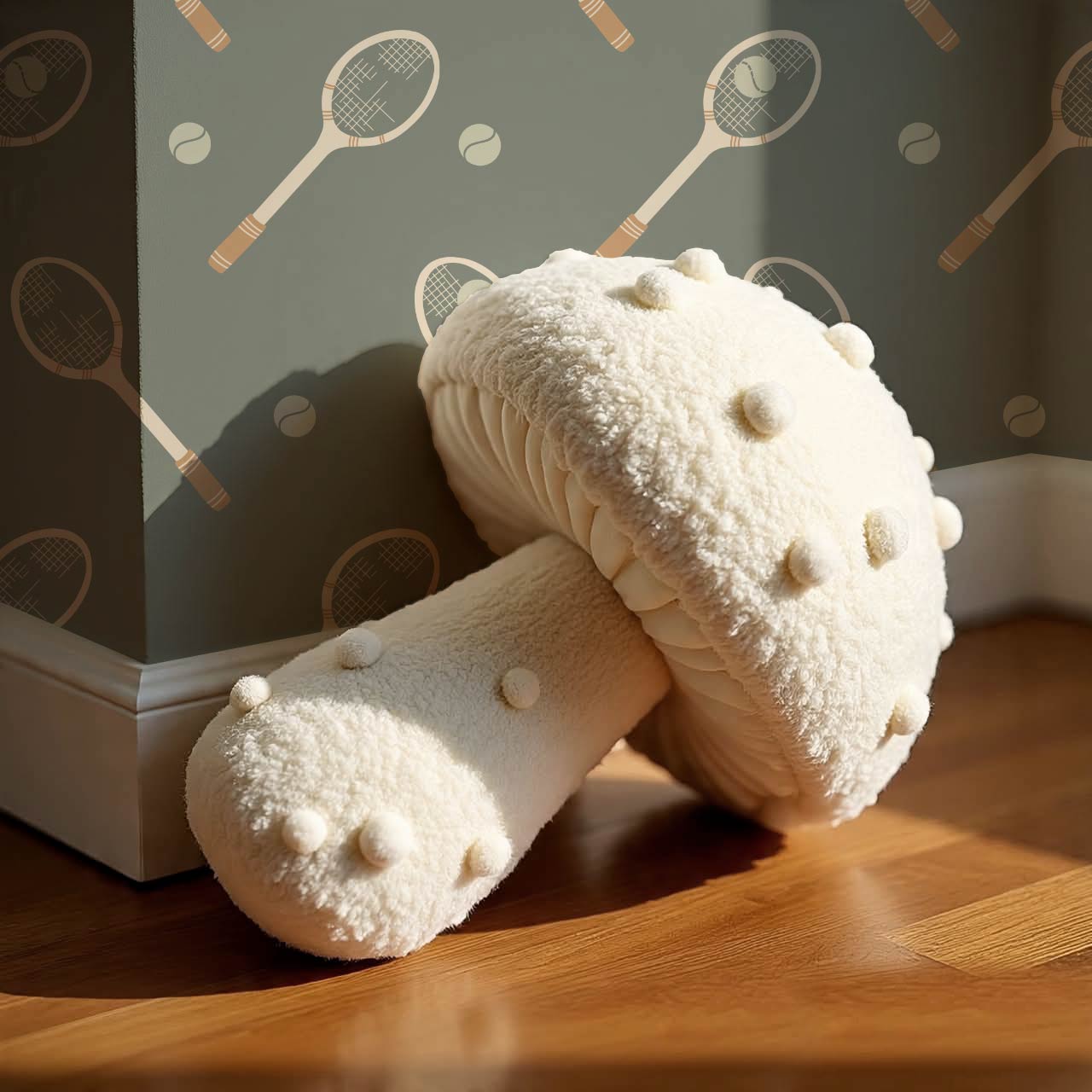 Luka Country Club Tennis Olive Ochre Wallpaper