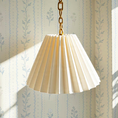 Lulu Decorative Floral Stripe Butter Sky Wallpaper
