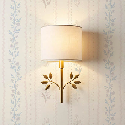 Lulu Decorative Floral Stripe Cream Blush Wallpaper