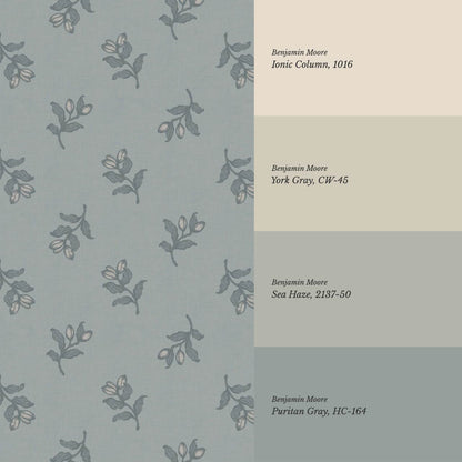 Luma Blooming Fields Sea Gray Wallpaper