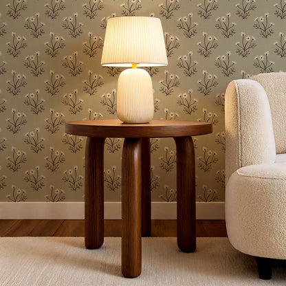 Luna Spriggle Floral Olive Wallpaper