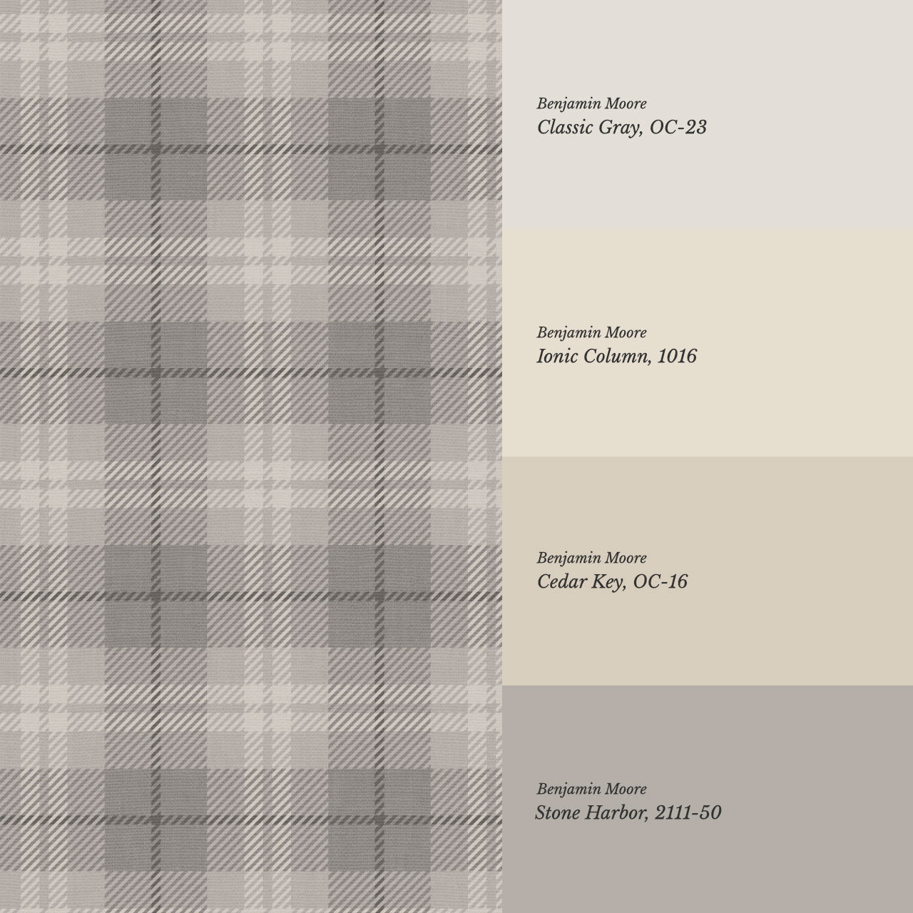 Lydia Plaid Stone Mauve Wallpaper