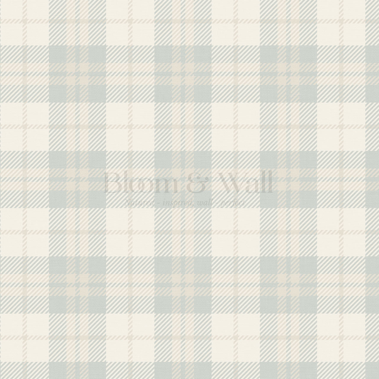 Lydia Plaid Seasalt Wallpaper