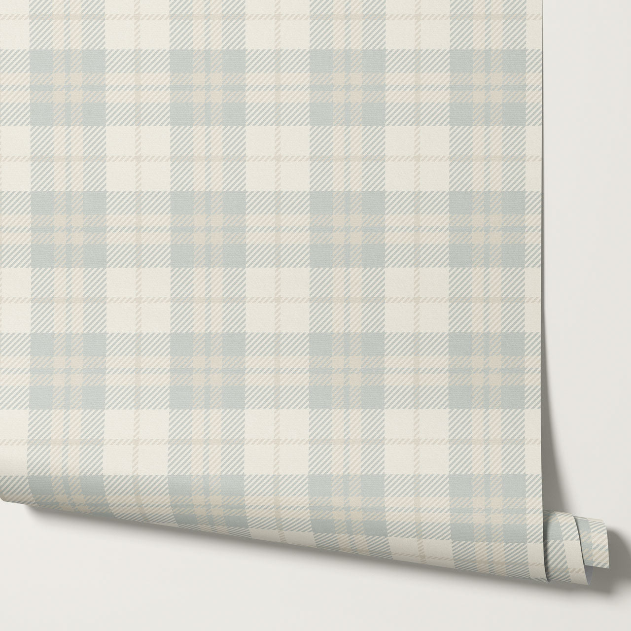 Lydia Plaid Seasalt Wallpaper