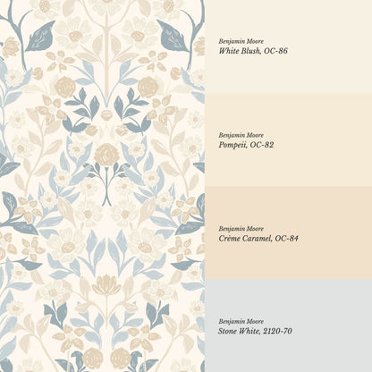 Lylou Blossom Sky Beige Wallpaper