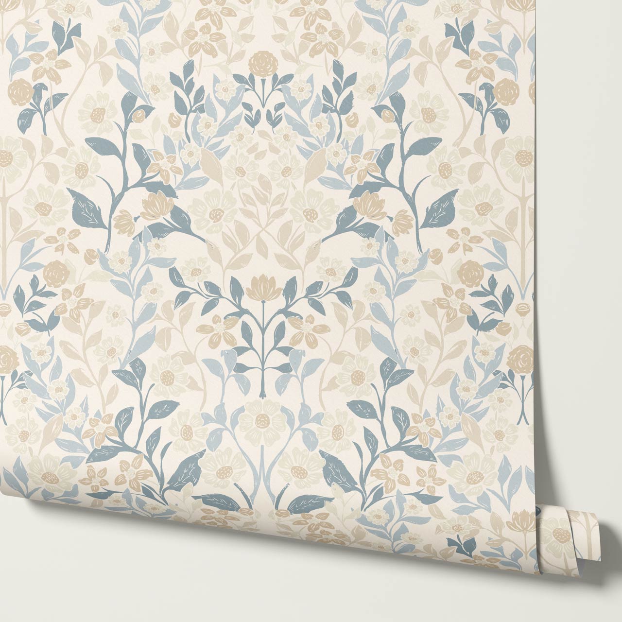 Lylou Blossom Sky Beige Wallpaper