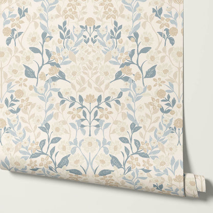 Lylou Blossom Sky Beige Wallpaper