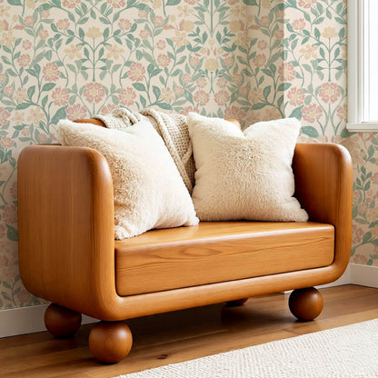 Lylou Blossom Beige Berry Wallpaper
