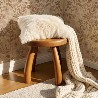 Lylou Blossom Tan Brown Wallpaper