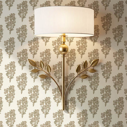 Mabel Field of Blooms Latte Stone Wallpaper