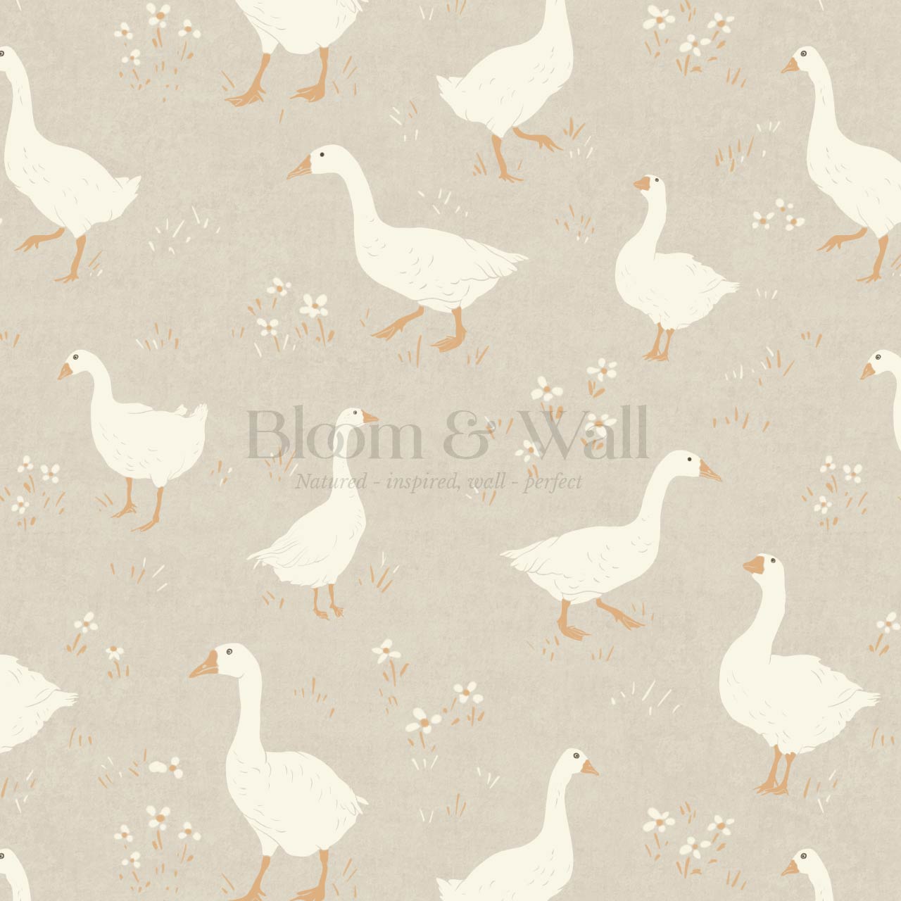 Mackenzie Silly Goose Sand Wallpaper