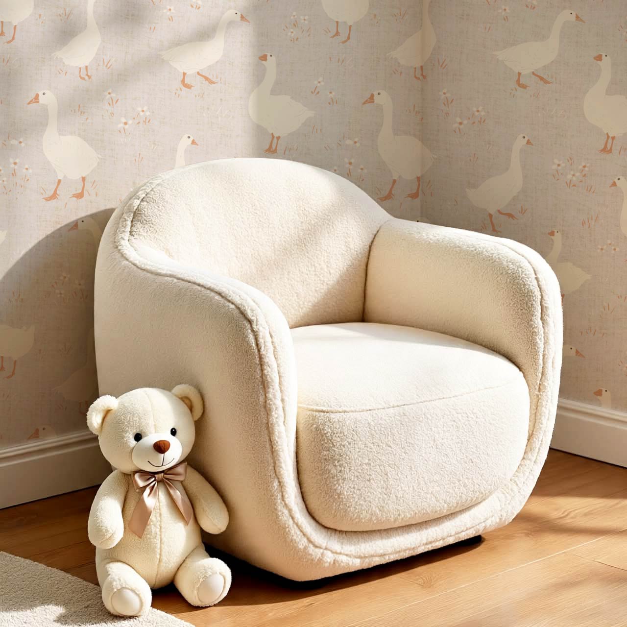 Mackenzie Silly Goose Peach Wallpaper