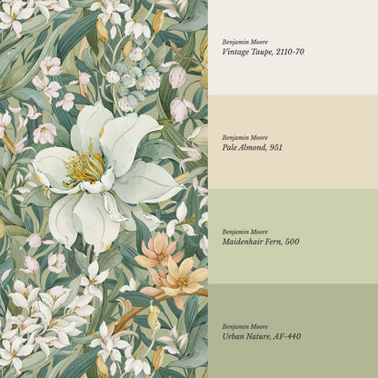 Madelle Blossom Botanica Soft Fern Wallpaper