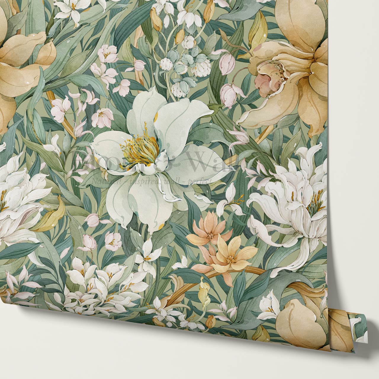 Madelle Blossom Botanica Soft Fern Wallpaper